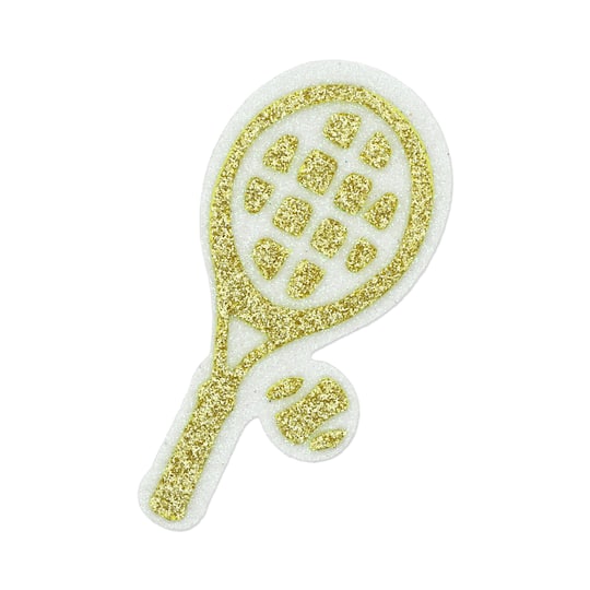 Glitter Tennis Foam Sticker by Celebrate It